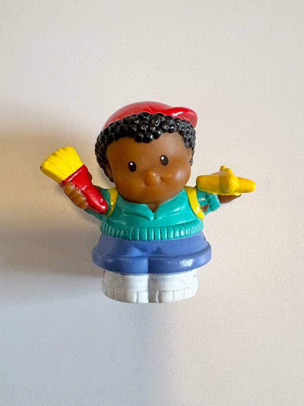 ⭐️ Fisher Price Little People Michael with Airplane Figure (2003)